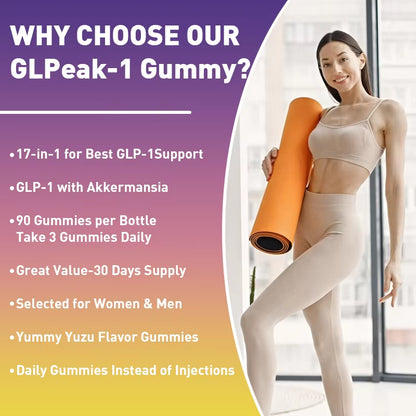 Lifeworth OEM GLP-1 Liquid Drops Supplement Supports Metabolic Gut & Digestive Health Immune & Energy for Adults